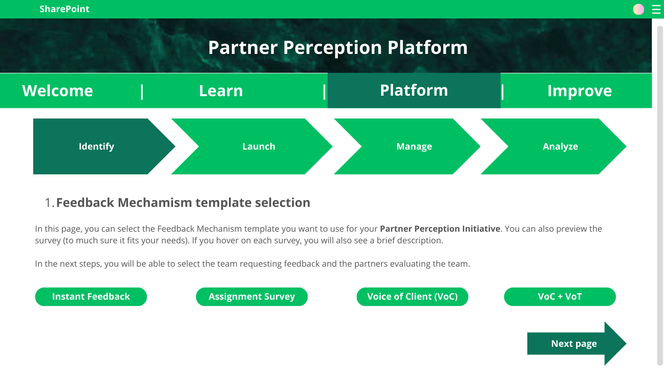 Partner Perception Platform